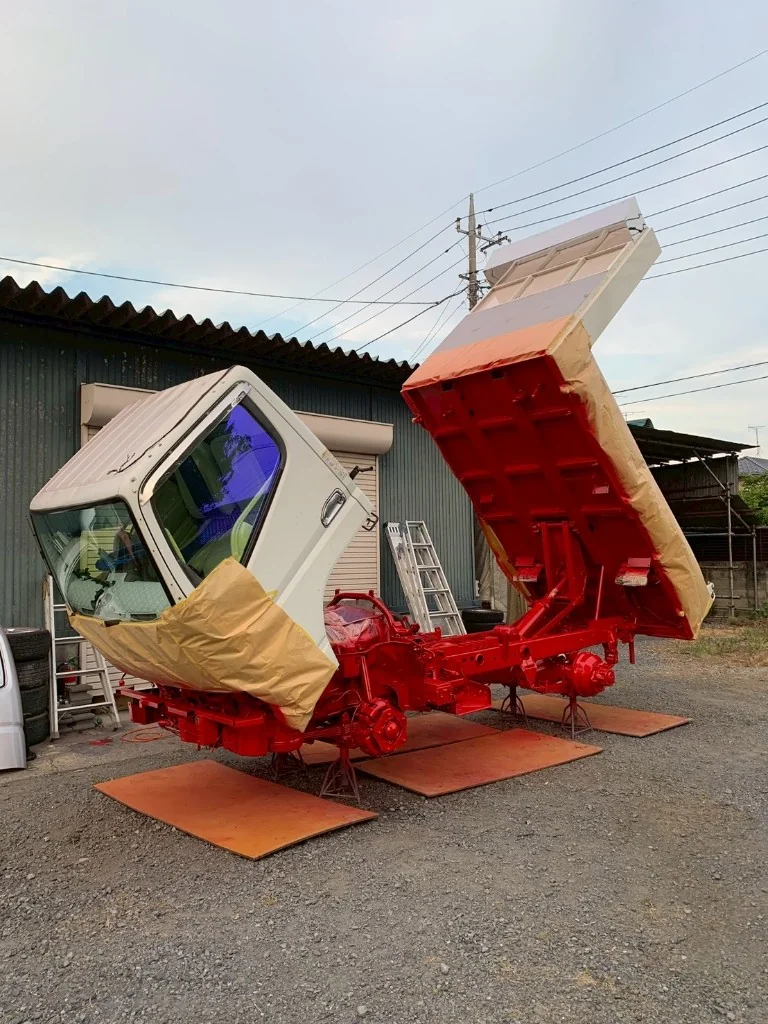 板金塗装の施工